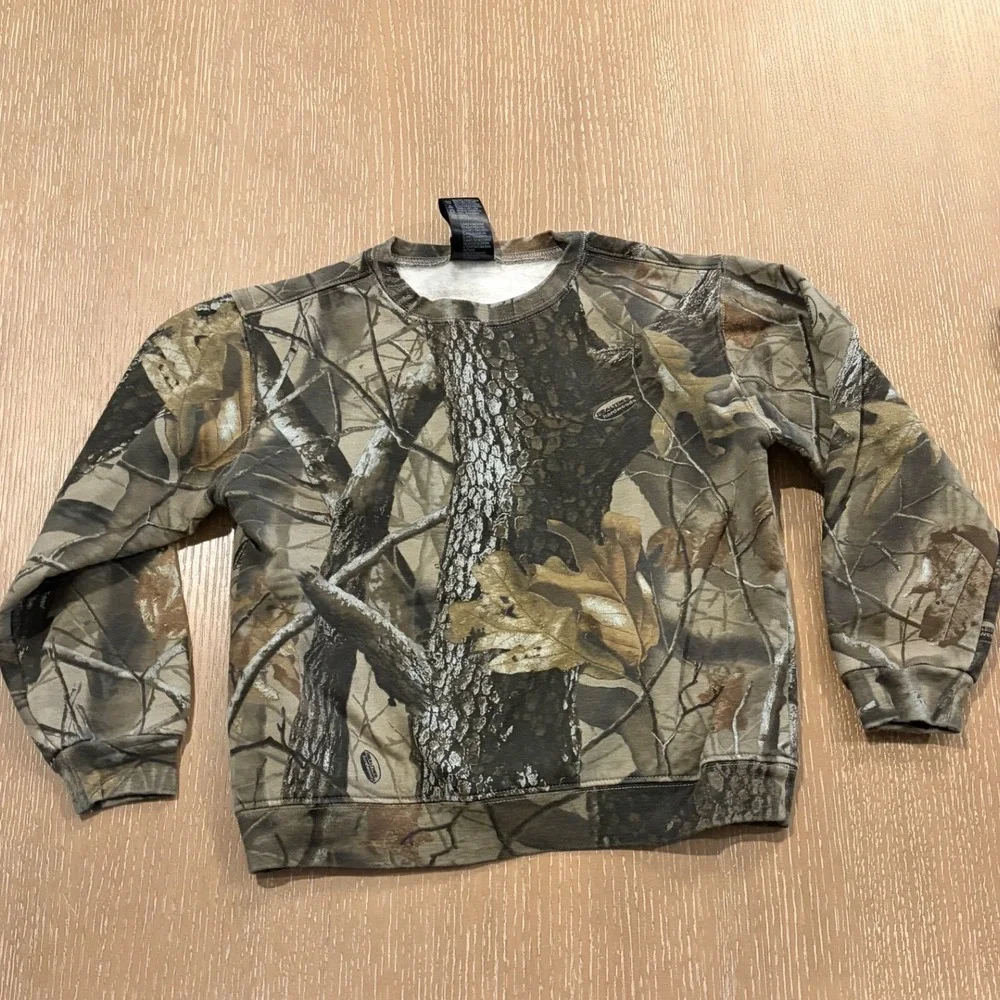 Boys Carhartt Outfitters Ridge Camo Shirt Lot Size 6 Long Sleeve Thermal Top